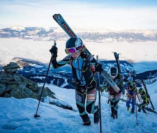Valérie Raibaut, championne de ski-alpinisme